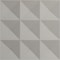 Ekena Millwork 19 5/8in. W x 19 5/8in. H Benson EnduraWall Decorative 3D Wall Panel Covers 2.67 Sq. Ft. WP20X20BECSV - alternate 3
